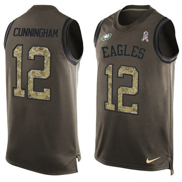 Randall Cunningham Philadelphia Eagles green Salute To Service jersey