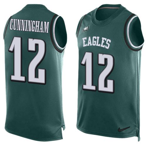 Randall Cunningham Philadelphia Eagles green jersey