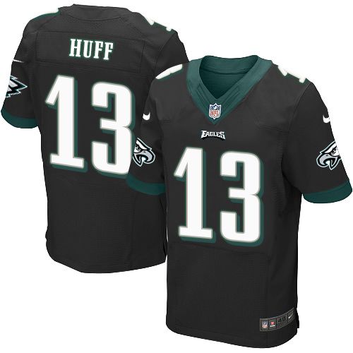 Josh Huff Philadelphia Eagles black Elite jersey