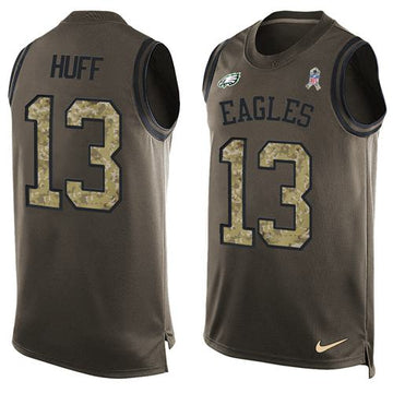 Josh Huff Philadelphia Eagles green Salute To Service jersey