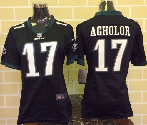 Nelson Agholor Philadelphia Eagles black Elite jersey