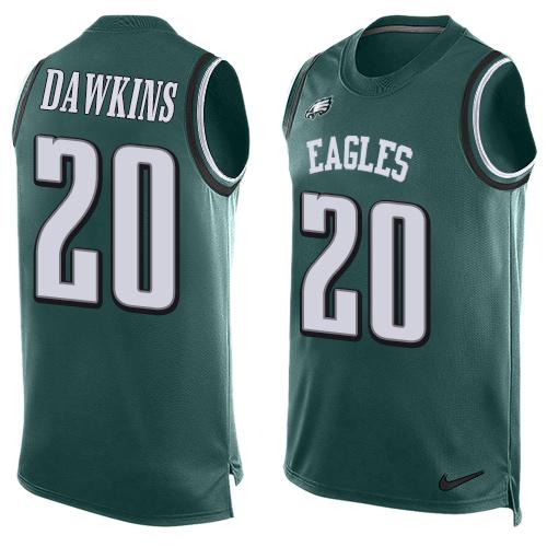 Brian Dawkins Philadelphia Eagles green jersey