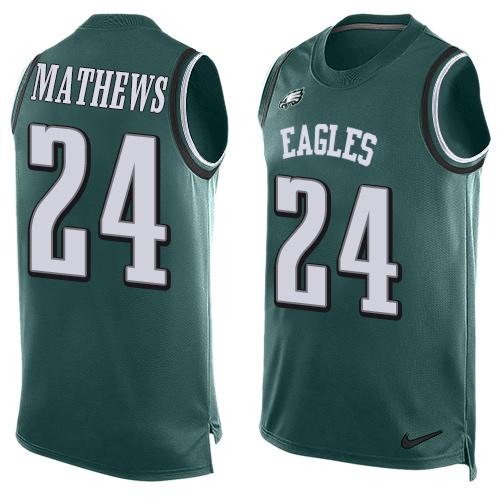 Ryan Mathews Philadelphia Eagles green jersey