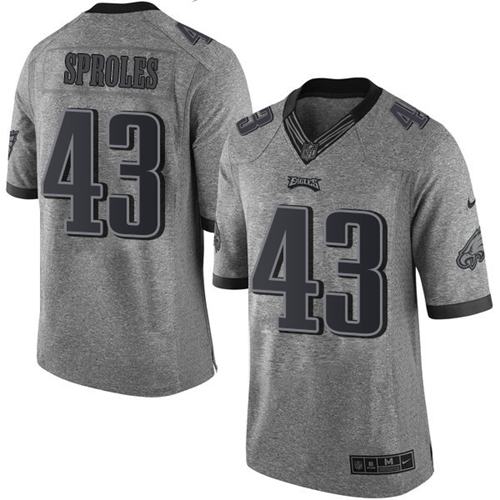 Darren Sproles Philadelphia Eagles gray jersey