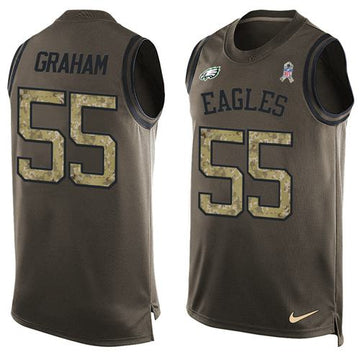 Brandon Graham Philadelphia Eagles green Salute To Service jersey