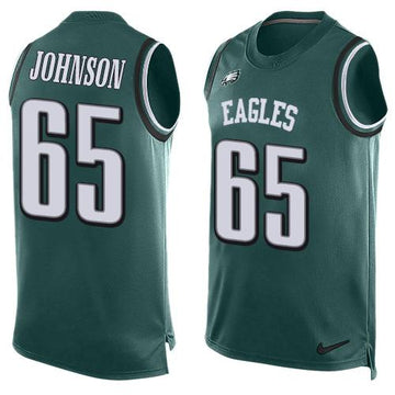 Lane Johnson Philadelphia Eagles green jersey