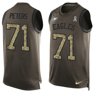 Jason Peters Philadelphia Eagles green Salute To Service jersey