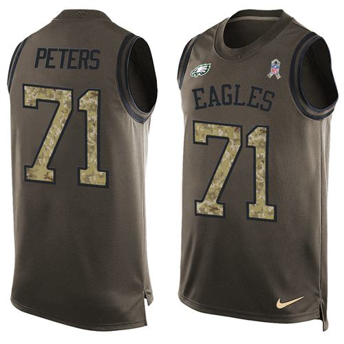 Jason Peters Philadelphia Eagles green Salute To Service jersey
