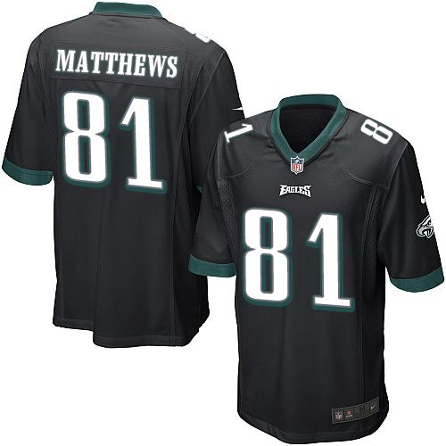 Jordan Matthews Philadelphia Eagles black Elite jersey