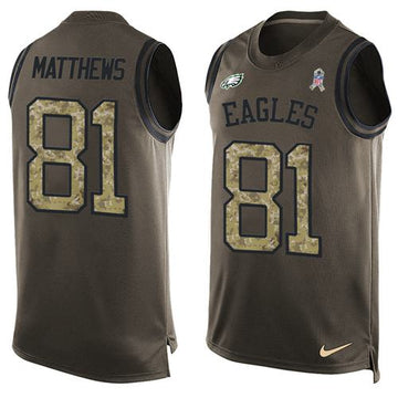 Jordan Matthews Philadelphia Eagles green Salute To Service jersey