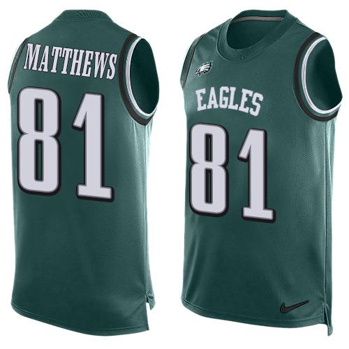 Jordan Matthews Philadelphia Eagles green jersey