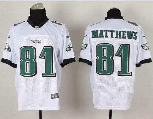 Jordan Matthews Philadelphia Eagles white Elite jersey
