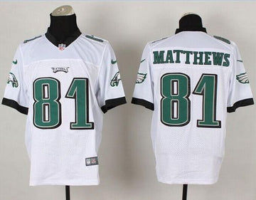 Jordan Matthews Philadelphia Eagles white Elite jersey