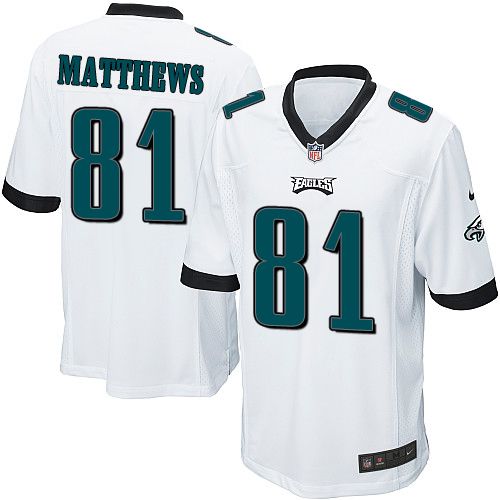 Jordan Matthews Philadelphia Eagles white Elite jersey