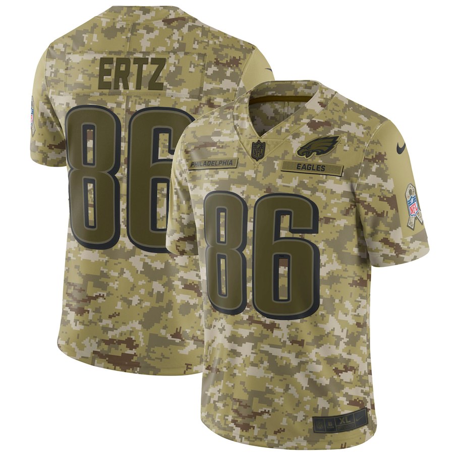 Zach Ertz Philadelphia Eagles camo Salute To Service jersey