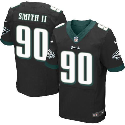 Marcus Smith II Philadelphia Eagles black Elite jersey