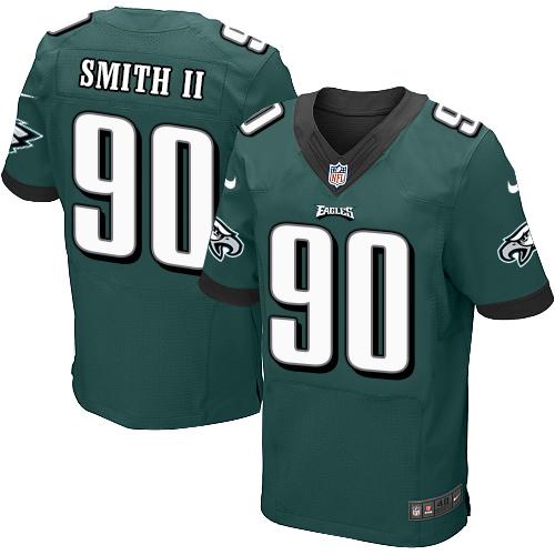Marcus Smith II Philadelphia Eagles green Elite jersey
