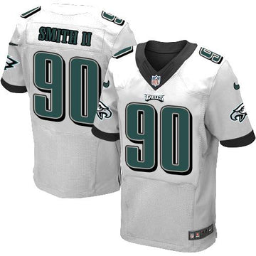 Marcus Smith II Philadelphia Eagles white Elite jersey
