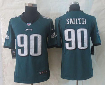 Marcus Smith Philadelphia Eagles green Game jersey