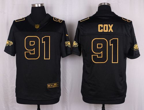 Fletcher Cox Philadelphia Eagles black Gold Collection jersey