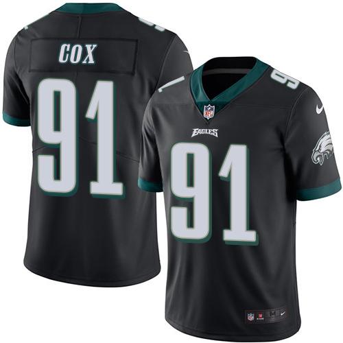 Fletcher Cox Philadelphia Eagles black jersey