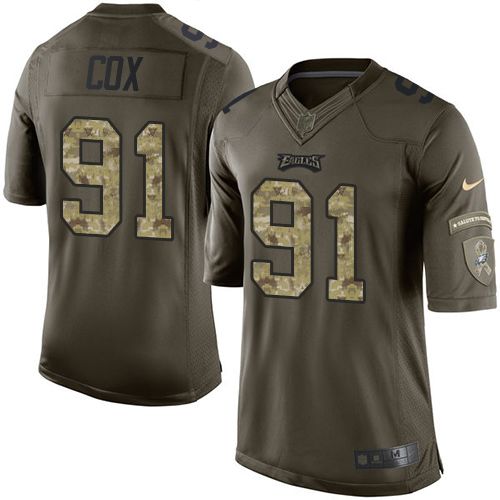 Fletcher Cox Philadelphia Eagles green Salute To Service jersey
