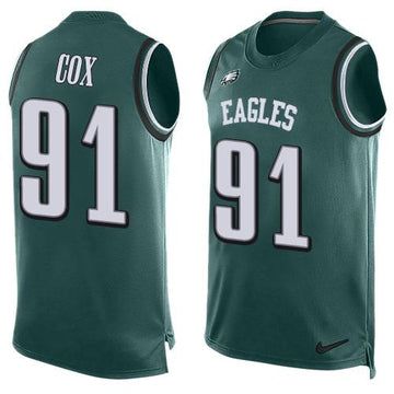 Fletcher Cox Philadelphia Eagles green jersey
