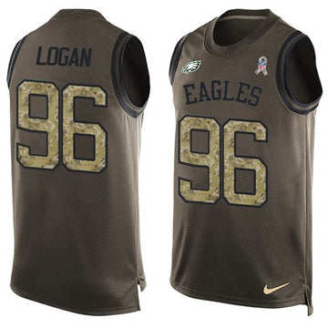 Bennie Logan Philadelphia Eagles green Salute To Service jersey