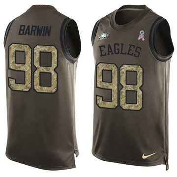 Connor Barwin Philadelphia Eagles green Salute To Service jersey