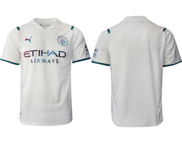 Manchester City white Away jersey
