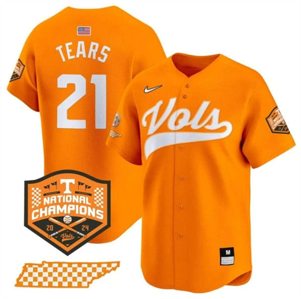 Kavares Tears Tennessee Volunteers orange Vapor jersey