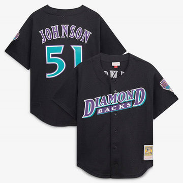Randy Johnson Arizona Diamondbacks black jersey