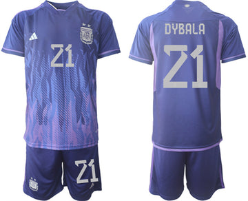 Dybala Argentina National Team purple Away jersey