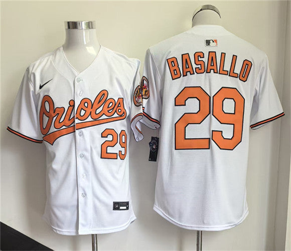 Samuel Basallo Baltimore Orioles white Limited jersey