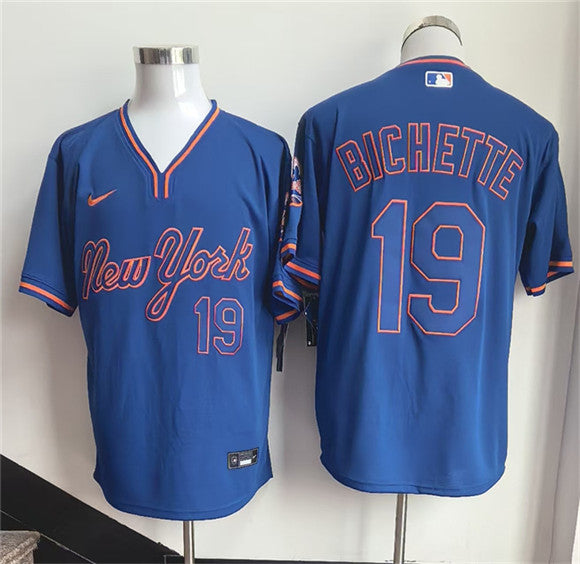 Bo Bichette New York Mets blue jersey