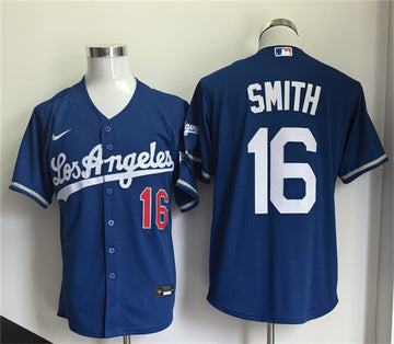 Will Smith Los Angeles Dodgers royal jersey