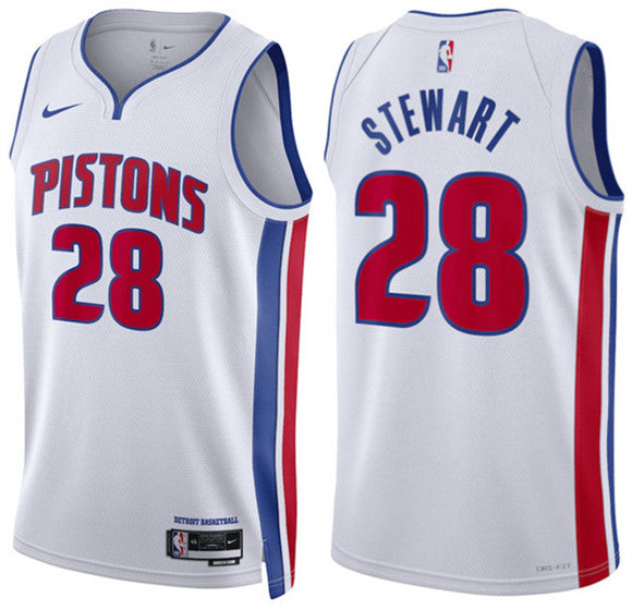 Isaiah Stewart Detroit Pistons white jersey