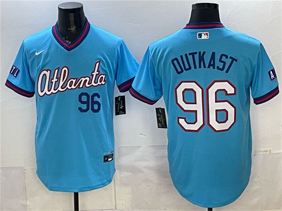 OutKast Atlanta Braves blue City Connect jersey
