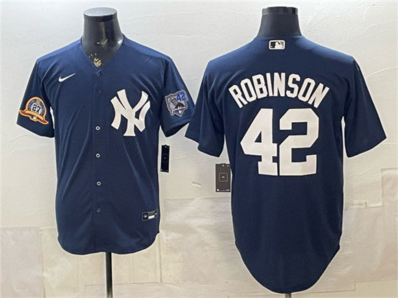 Jackie Robinson New York Yankees navy Limited jersey