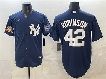 Jackie Robinson New York Yankees navy Limited jersey