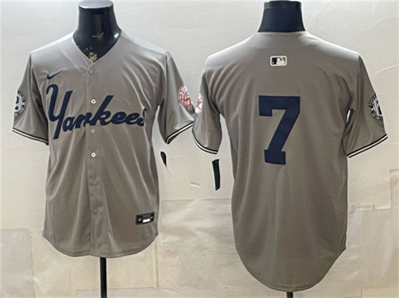 Mickey Mantle New York Yankees gray Limited jersey
