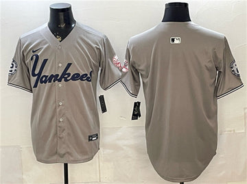Custom New York Yankees gray Limited jersey