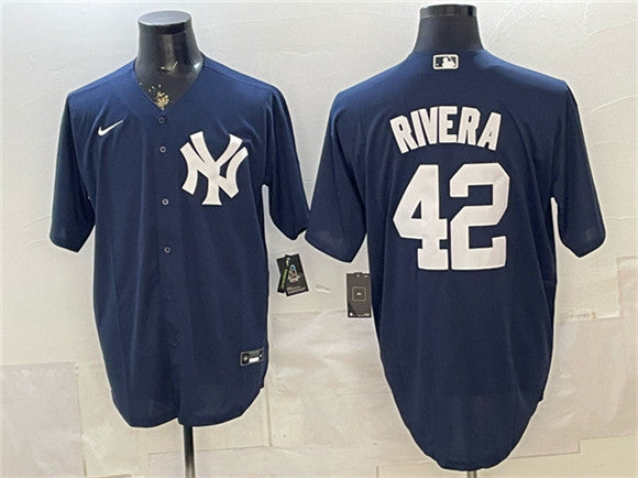 Mariano Rivera New York Yankees navy Limited jersey