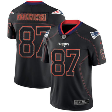 Rob Gronkowski New England Patriots black Color Rush jersey