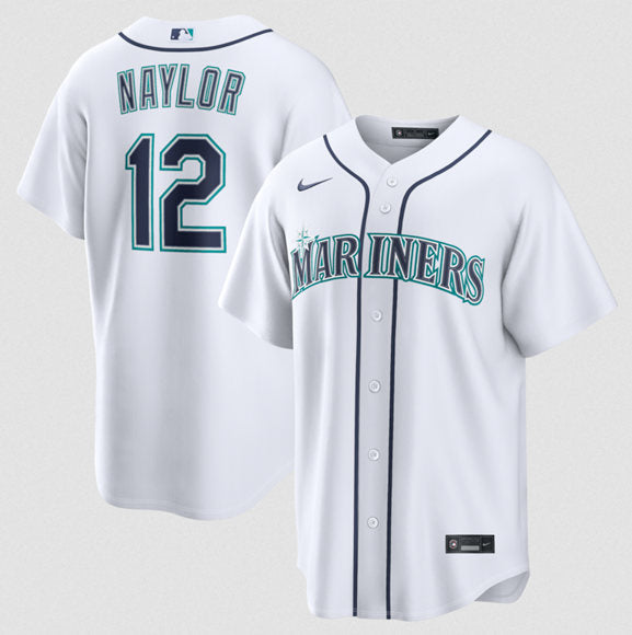Josh Naylor Seattle Mariners white Limited jersey