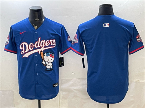 Custom Los Angeles Dodgers royal jersey