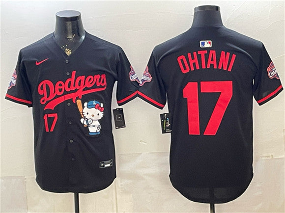 Shohei Ohtani Los Angeles Dodgers black jersey