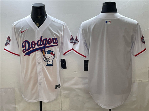 Custom Los Angeles Dodgers white jersey
