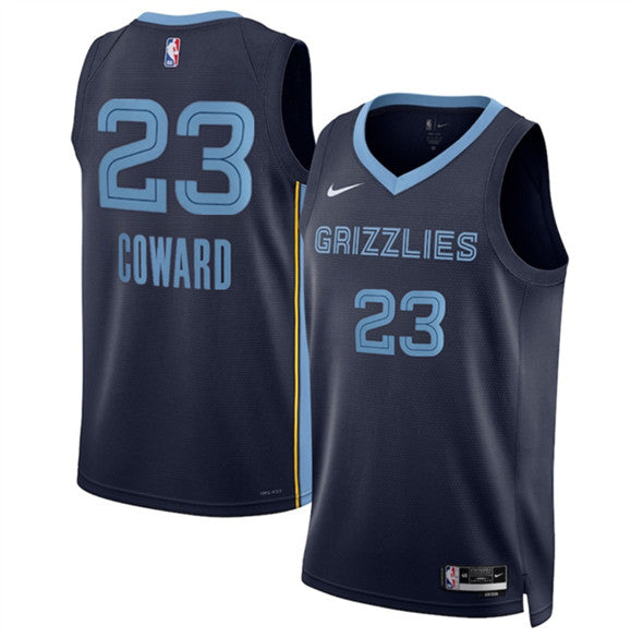 Cedric Coward Memphis Grizzlies navy jersey