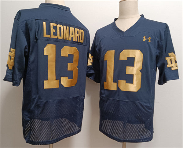 Riley Leonard Notre Dame Fighting Irish navy Limited jersey